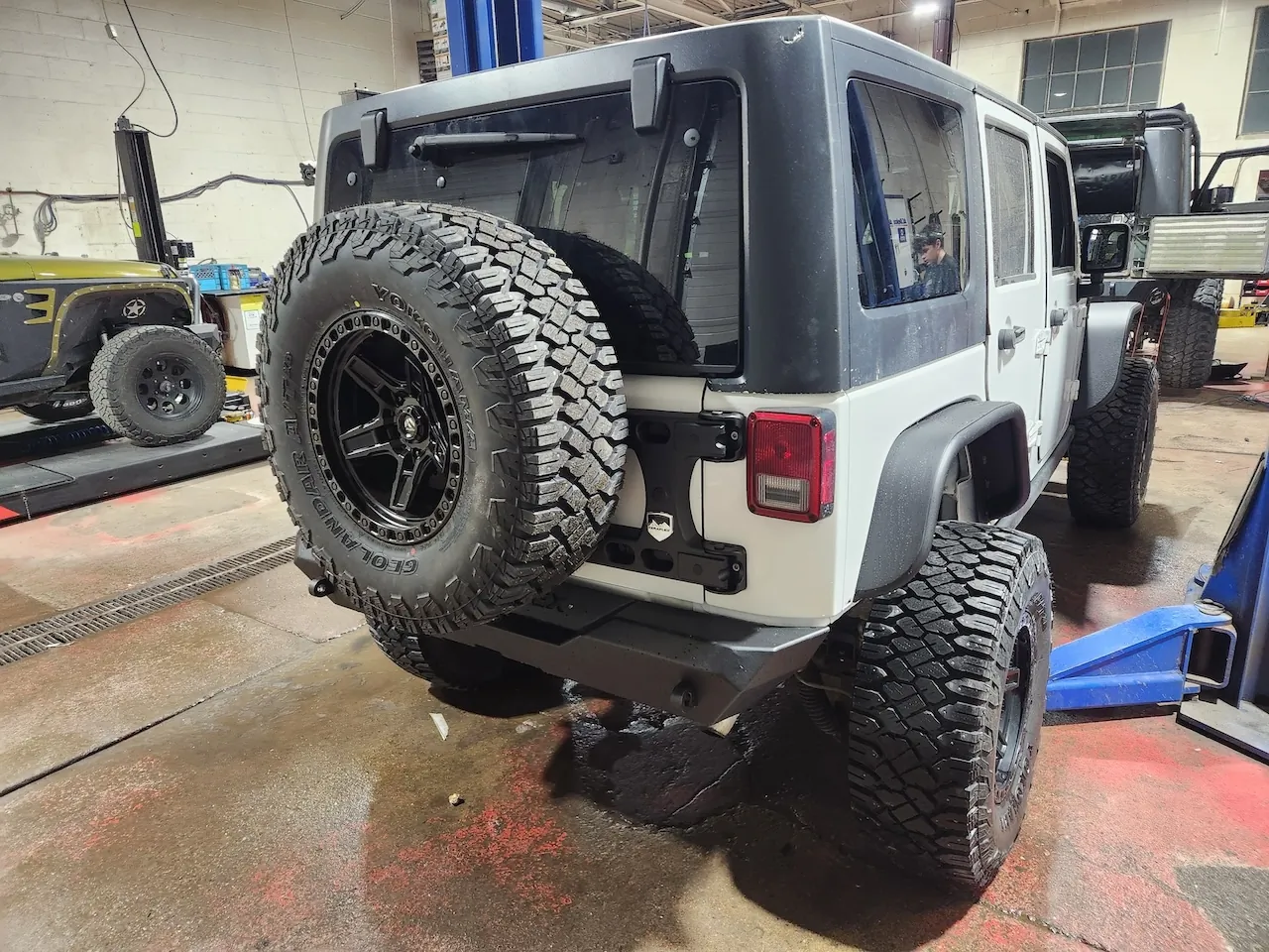 2012 Jeep Rubicon custom build at E-MORTAL CUSTOMS
