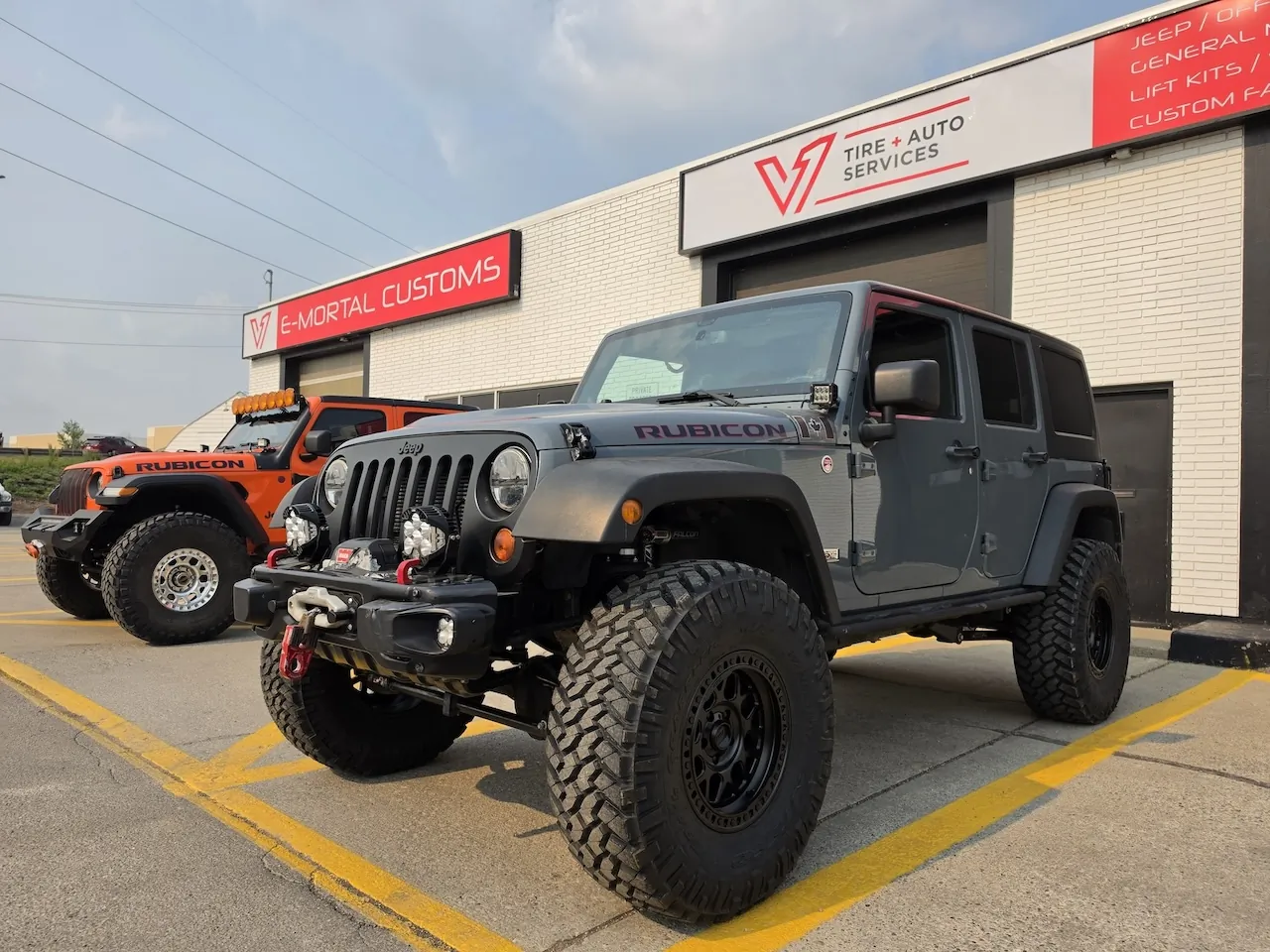 2013 Jeep Wrangler custom build at E-MORTAL CUSTOMS