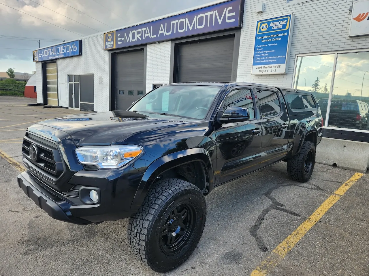 2020 Toyota Tacoma custom build at E-MORTAL CUSTOMS