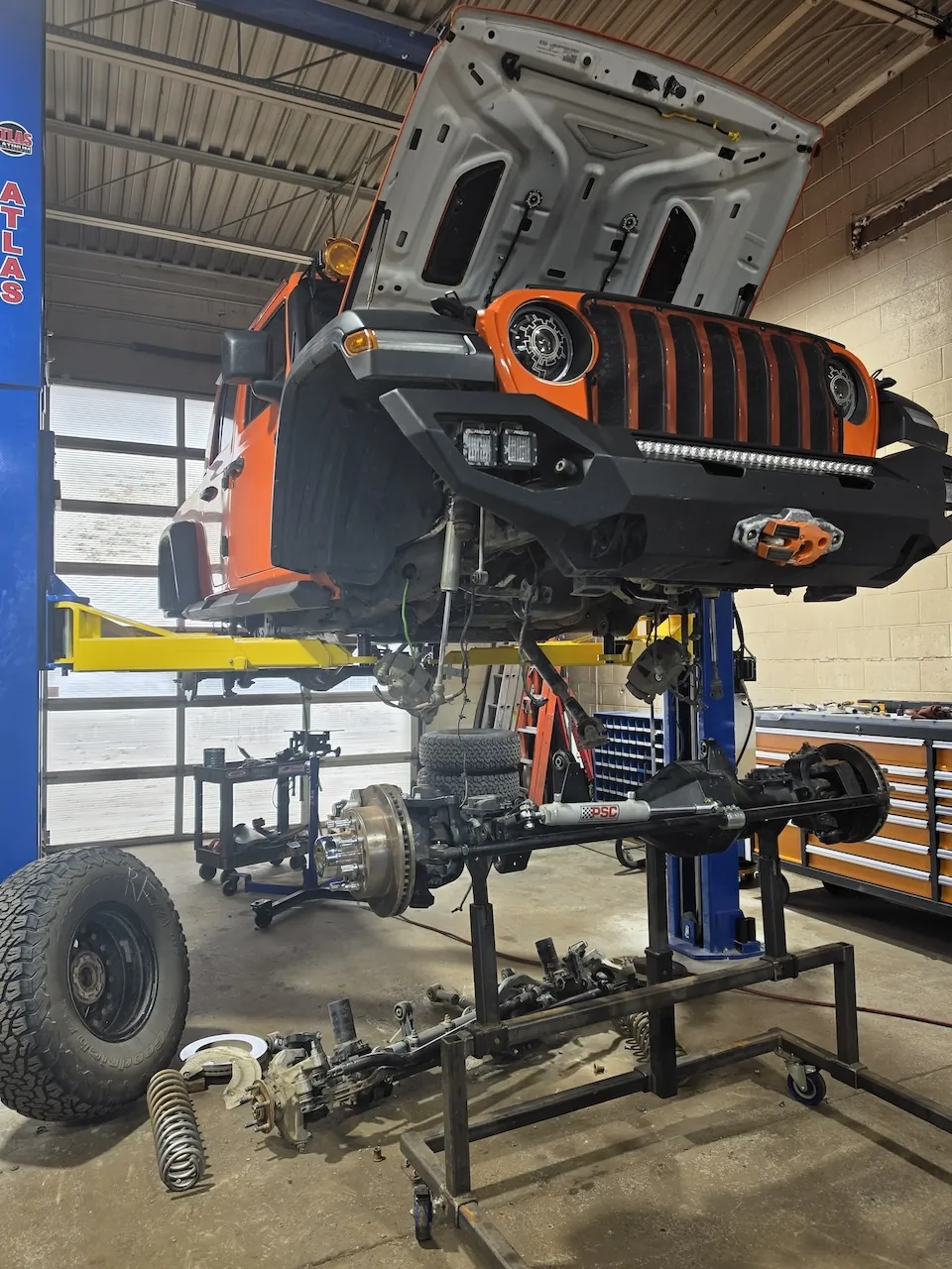 2021 Jeep Gladiator custom build at E-MORTAL CUSTOMS