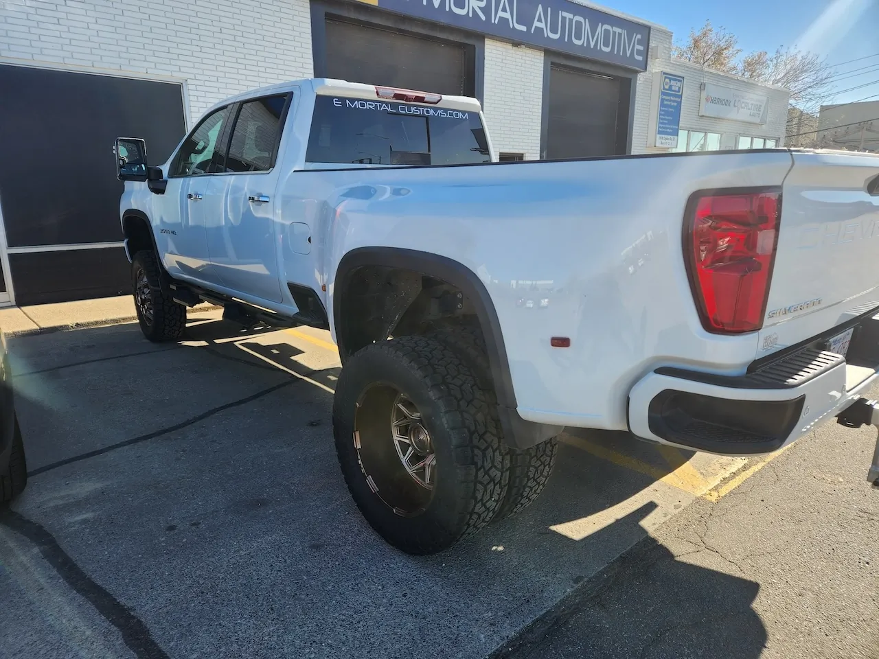 2022 Chevy Silvarado 3500 custom build at E-MORTAL CUSTOMS