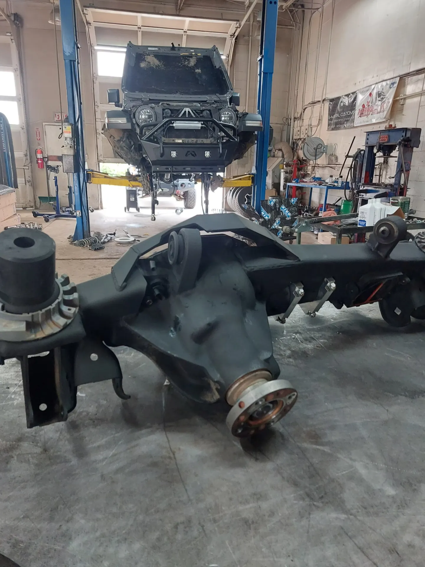 2022 Jeep JT Diesel EVO 40s custom build at E-MORTAL CUSTOMS