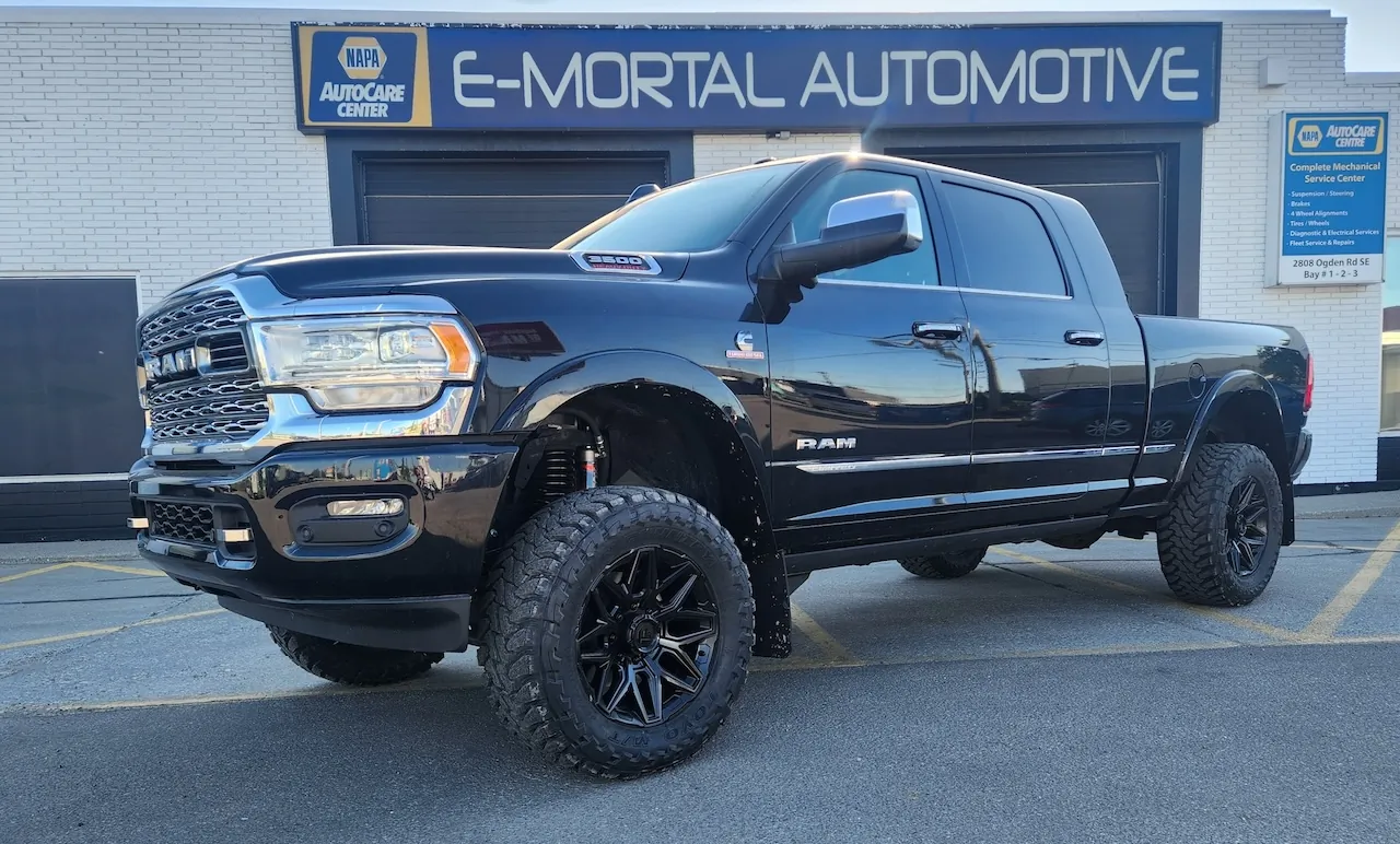 2025 Dodge Ram 3500 custom build at E-MORTAL CUSTOMS