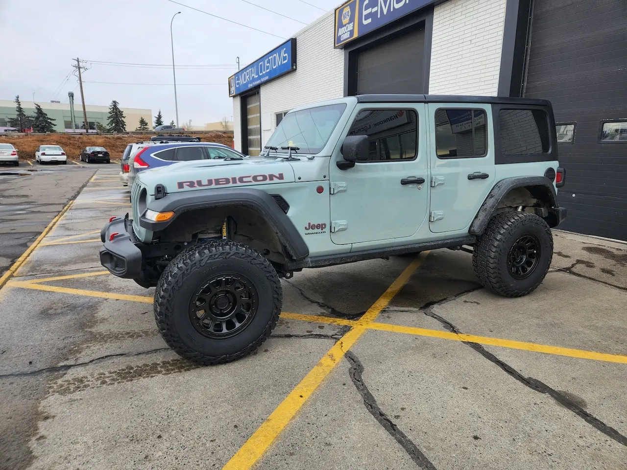 2025 Jeep Rubicon custom build at E-MORTAL CUSTOMS