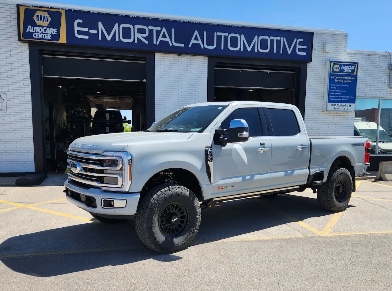 2026 F350 Tremor custom build at E-MORTAL CUSTOMS