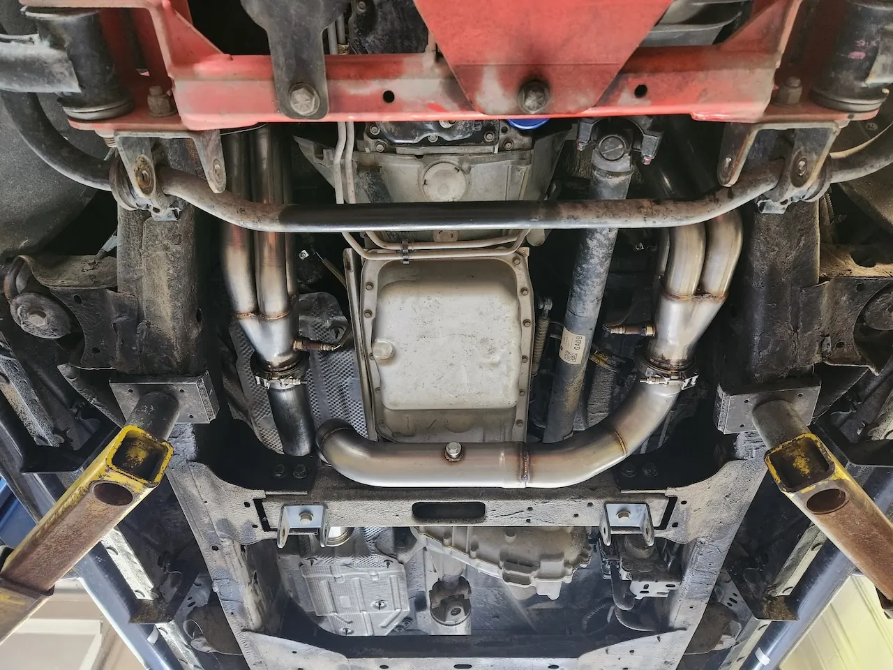 Stainless Steel Long Tube Headers custom build at E-MORTAL CUSTOMS